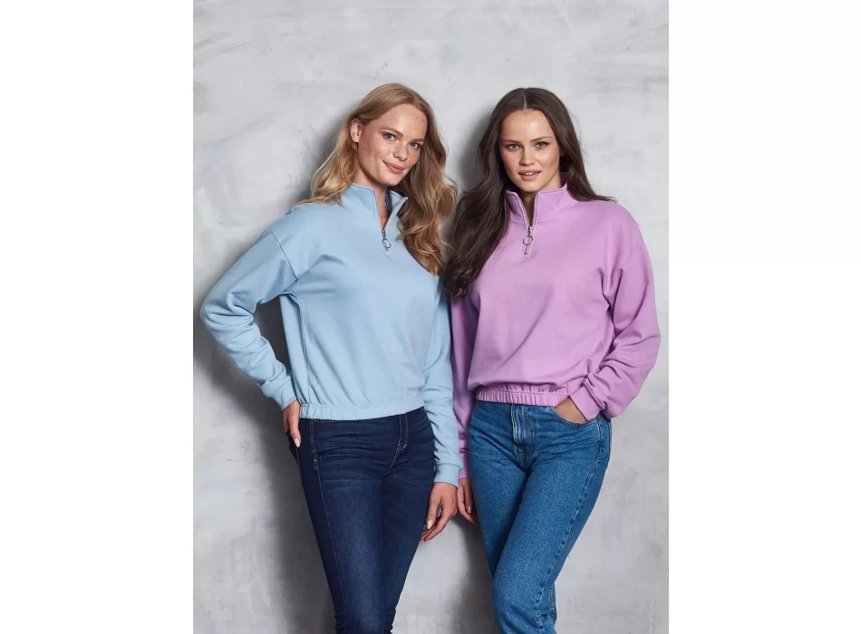 Women's Cropped ½ Zip Sweat FullGadgets.com