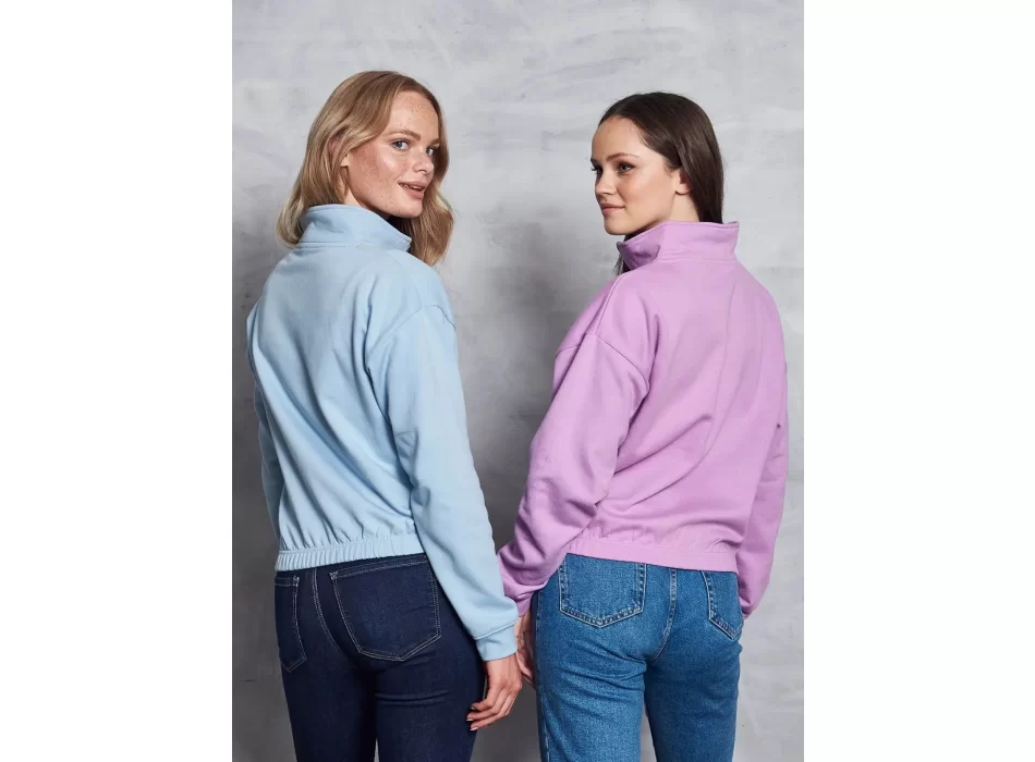 Women's Cropped ½ Zip Sweat FullGadgets.com