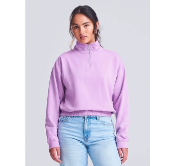 Women's Cropped ½ Zip Sweat FullGadgets.com