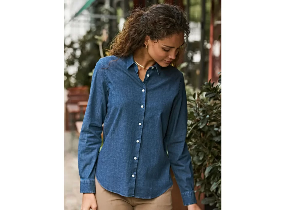 Women's denim shirt FullGadgets.com