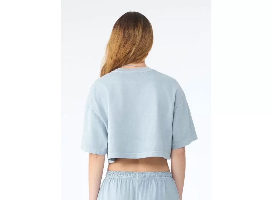Women's heavyweight washed cropped tee FullGadgets.com
