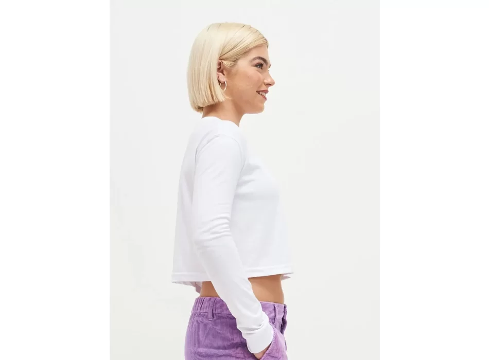 Women's Long Sleeved Cropped T FullGadgets.com