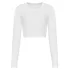 Wom L/S Crop T 50% Poliestere 25%V 25% Cotone Personalizzabile |Just Ts by AWDis