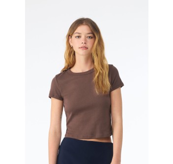 Women's Micro Rib Baby Tee FullGadgets.com