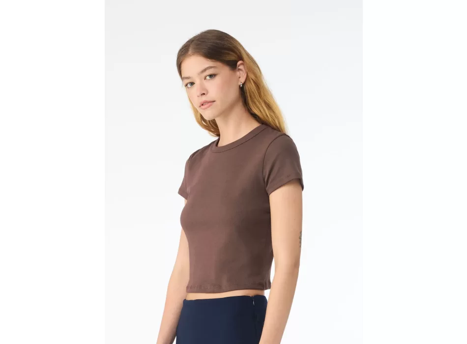 Women's Micro Rib Baby Tee FullGadgets.com