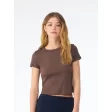Women's Micro Rib Baby Tee FullGadgets.com