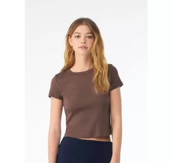 Women's Micro Rib Baby Tee FullGadgets.com