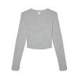 Women’s Micro Rib Long Sleeve Baby Tee FullGadgets.com