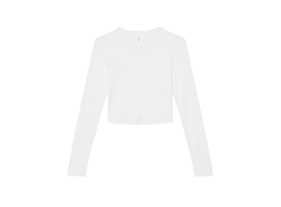 Women’s Micro Rib Long Sleeve Baby Tee FullGadgets.com