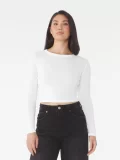Women’s Micro Rib Long Sleeve Baby Tee