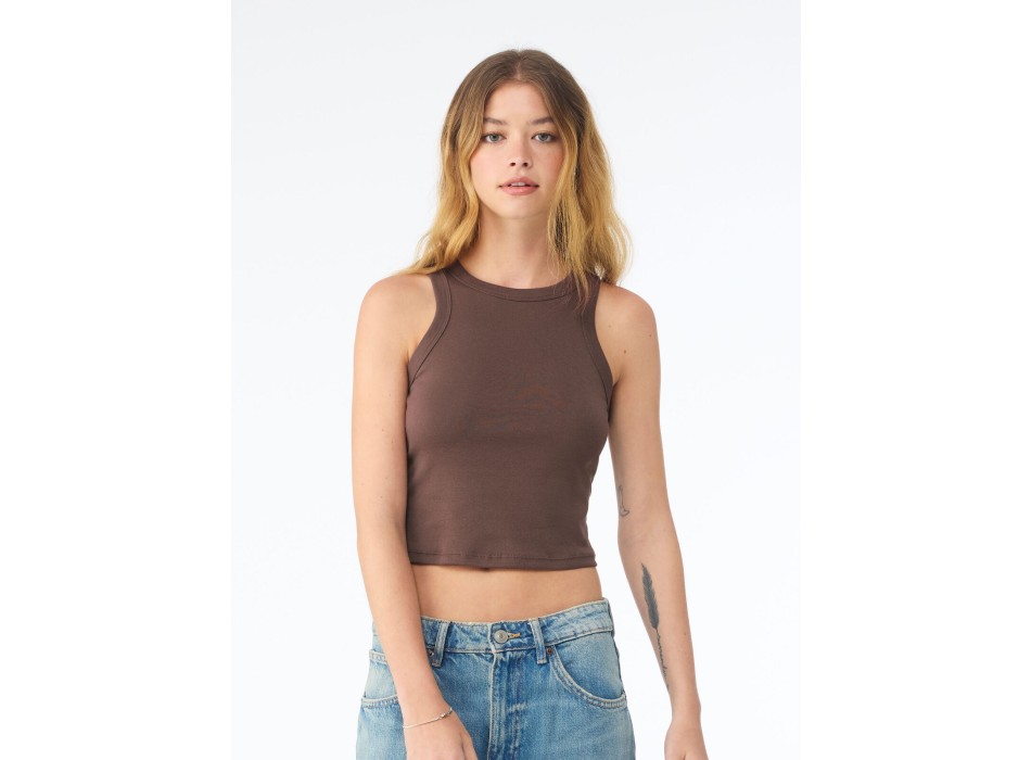 Women's Micro Rib Racer Tank FullGadgets.com