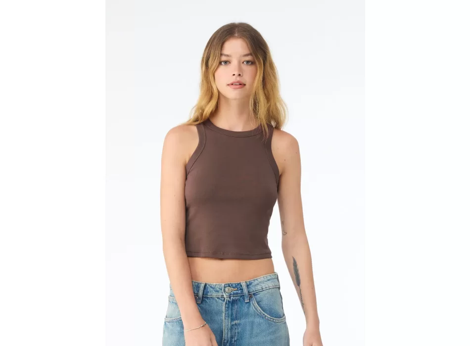 Women's Micro Rib Racer Tank FullGadgets.com