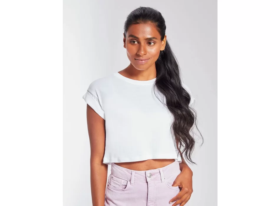 Women's Organic Crop Top T FullGadgets.com