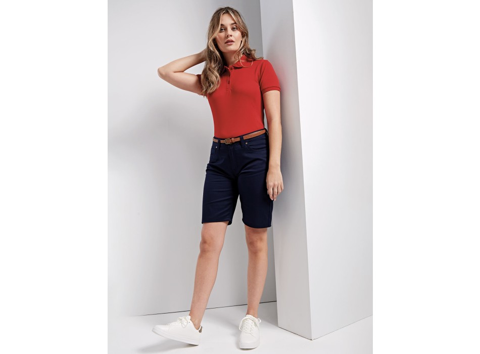 Women's Performance Chino Shorts FullGadgets.com