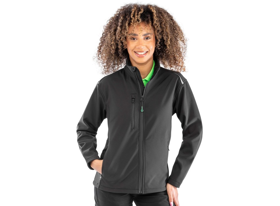 Women's Recycled 3-layer Printable Softshell Jacket FullGadgets.com