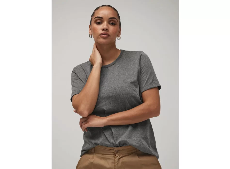 Women's Relaxed Heather Cvc Short Sleeve Tee FullGadgets.com