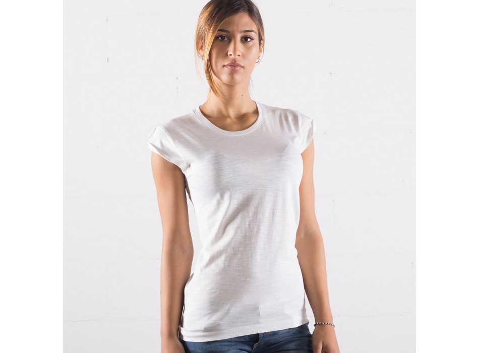 Women's Slub T-shirt 100%C FullGadgets.com