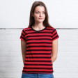 WOMEN'S STRIPY TEE 100%C FullGadgets.com