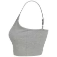 Women's Sustainable Fashion Cropped Cami Top FullGadgets.com