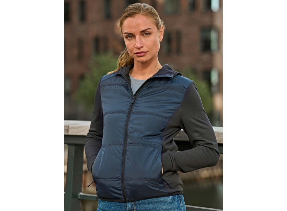 Womens' Hybrid-Stretch Hooded Jacket FullGadgets.com