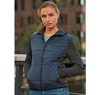 Womens Hybrid-Stretch Hooded Jacket FullGadgets.com