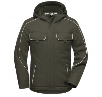 Work.Softsh.Padded Jacket100%P FullGadgets.com