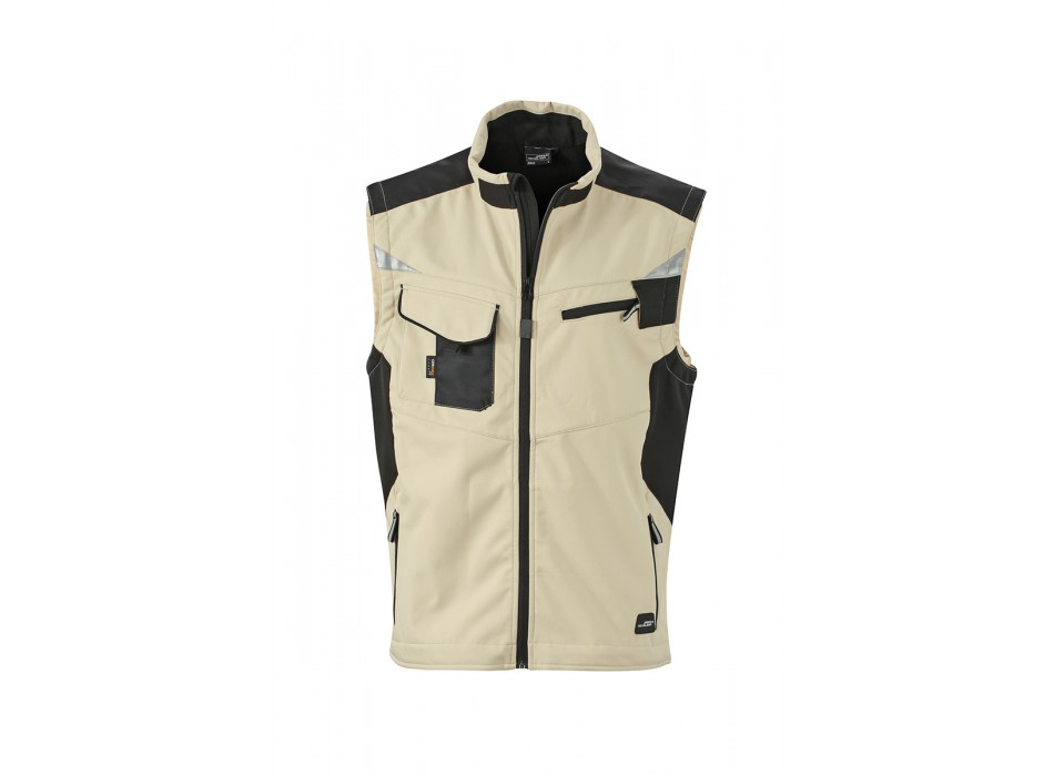 Workwear Softshell Vest 100%P FullGadgets.com
