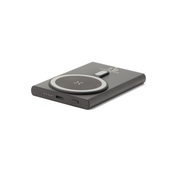 WRIGHT 5. Power bank magnetico con ricarica super rapidain alluminio riciclato e ABS riciclato 5'000 mAh FullGadgets.com