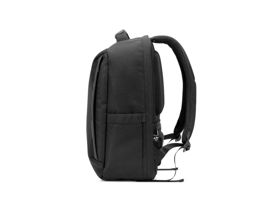 YANGON BPACK. Zaino antifurto, in twill con rivestimento idrorepellente e poliestere riciclato 600D ad alta densità, per laptop da 17.3" FullGadgets.com