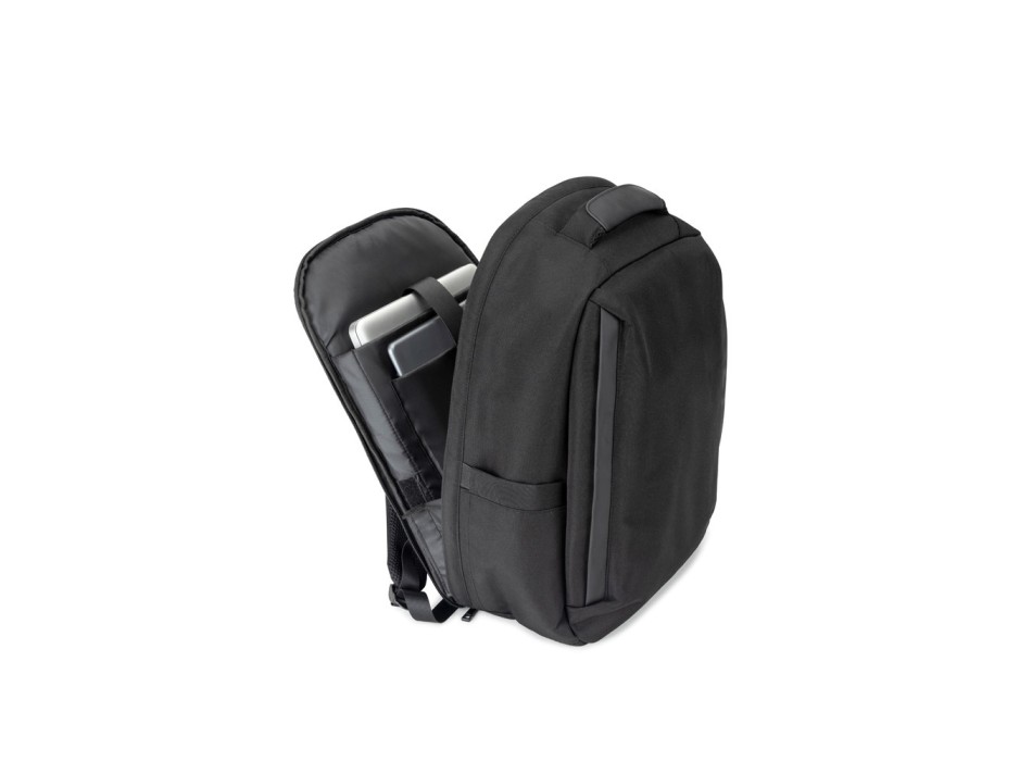 YANGON BPACK. Zaino antifurto, in twill con rivestimento idrorepellente e poliestere riciclato 600D ad alta densità, per laptop da 17.3" FullGadgets.com