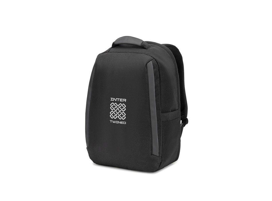 YANGON BPACK. Zaino antifurto, in twill con rivestimento idrorepellente e poliestere riciclato 600D ad alta densità, per laptop da 17.3" FullGadgets.com