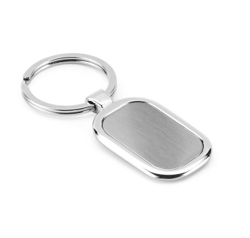 ZABEL. Portachiavi in ​​metallo con possibilità di personalizzazione doming FullGadgets.com