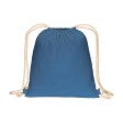 Zainetto a tinta unita in cotone riciclato 140 g/m2. Chiusura con doppi cordini FullGadgets.com