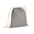 Zainetto a tinta unita in cotone riciclato 140 g/m2. Chiusura con doppi cordini FullGadgets.com