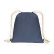 Zainetto a tinta unita in cotone riciclato 140 g/m2. Chiusura con doppi cordini FullGadgets.com