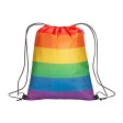Zainetto arcobaleno in R-PET 70g/m2 con chiusura a strozzo FullGadgets.com