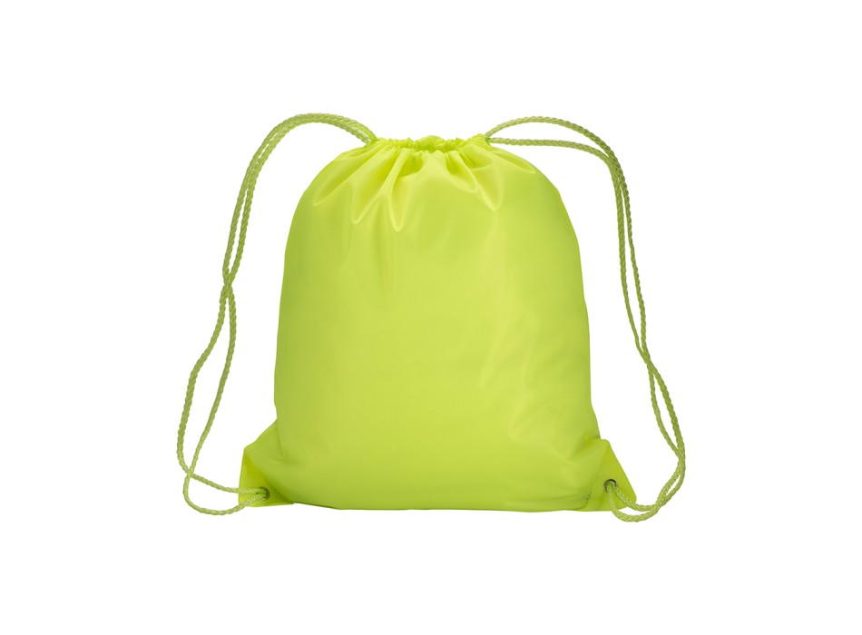 Zainetto fluo in poliestere 210 T con chiusura a strozzo e angoli rinforzati FullGadgets.com