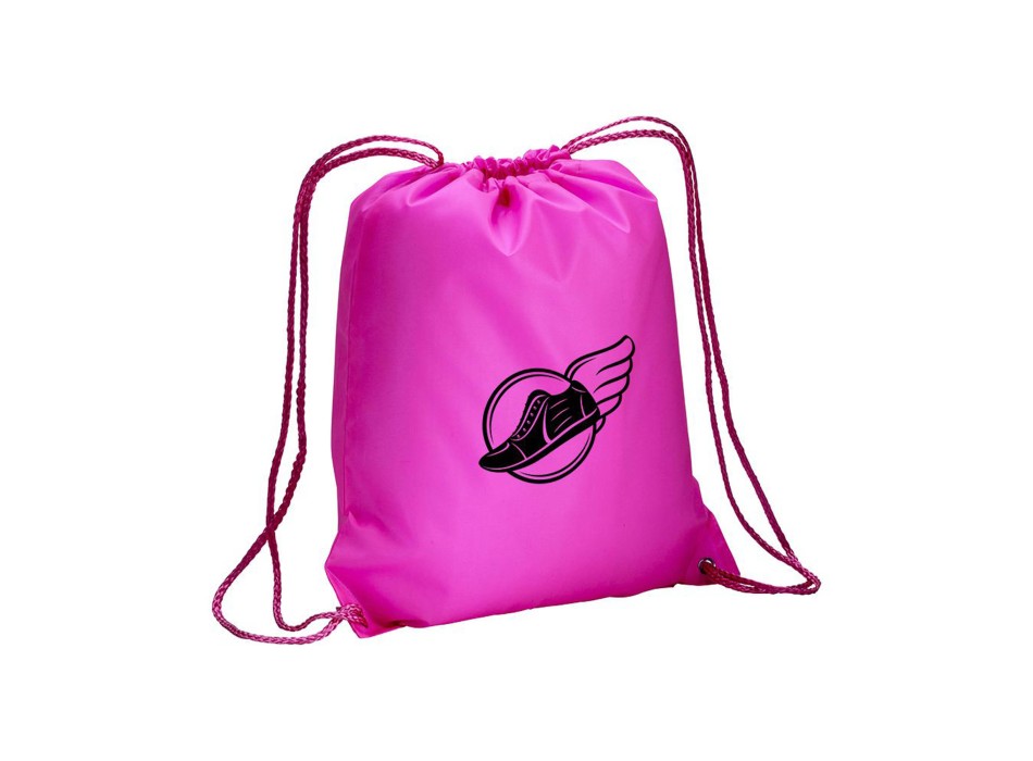 Zainetto fluo in poliestere 210 T con chiusura a strozzo e angoli rinforzati FullGadgets.com