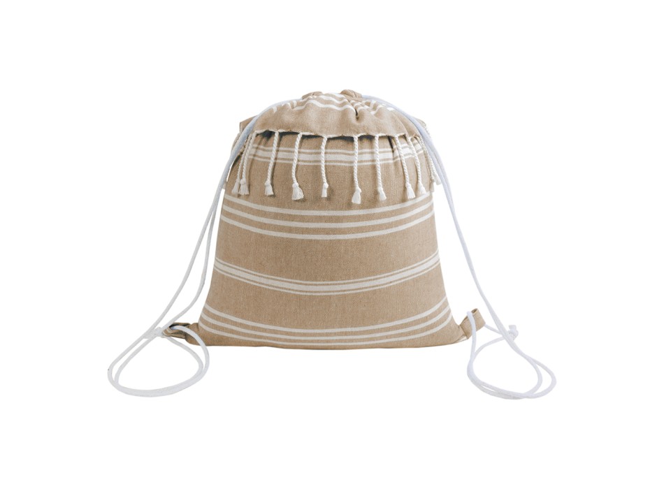 Zainetto fouta in cotone 180 g/m2 con chiusura a strappo FullGadgets.com