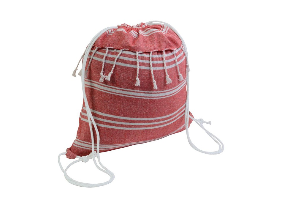 Zainetto fouta in cotone 180 g/m2 con chiusura a strappo FullGadgets.com