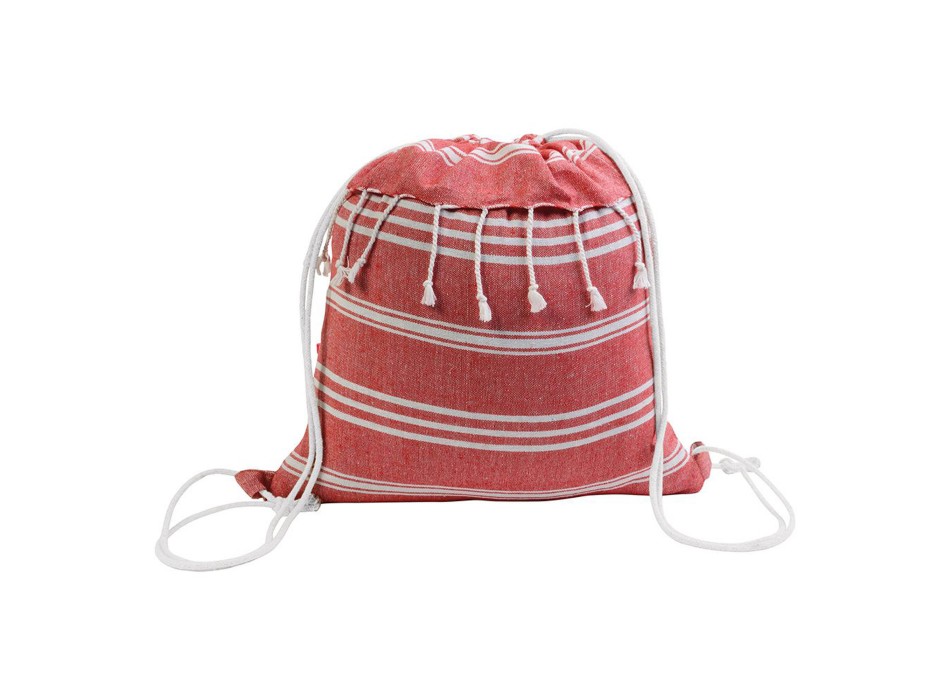 Zainetto fouta in cotone 180 g/m2 con chiusura a strappo FullGadgets.com