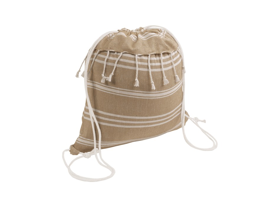 Zainetto fouta in cotone 180 g/m2 con chiusura a strappo FullGadgets.com