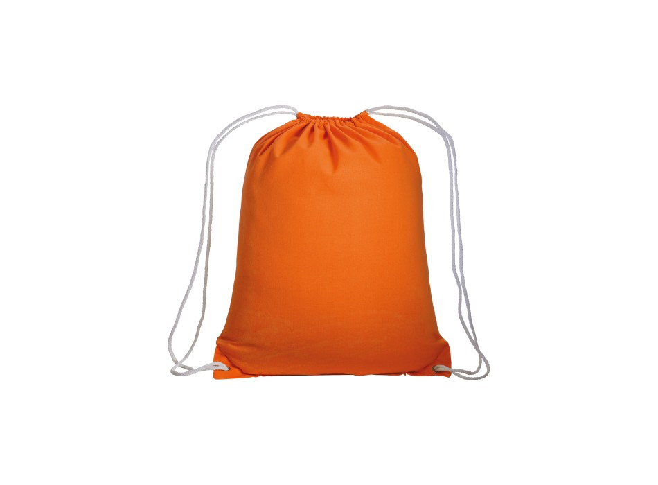 Zainetto in cotone 135 g/m2 con chiusura a strozzo FullGadgets.com