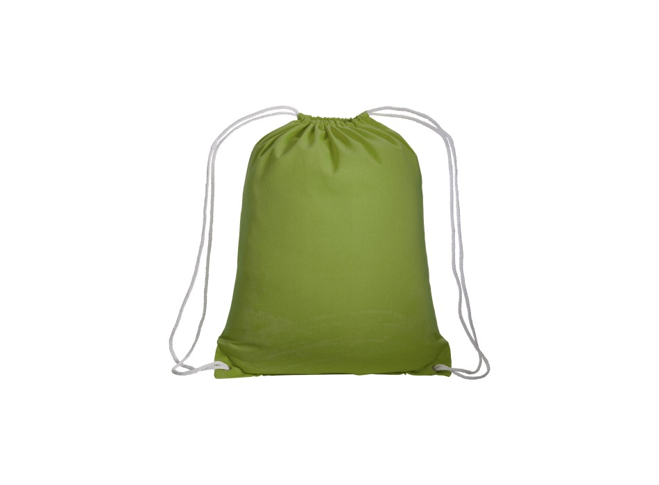 Zainetto in cotone 135 g/m2 con chiusura a strozzo FullGadgets.com