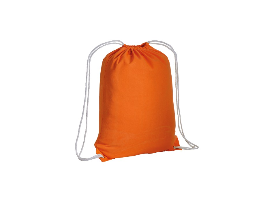 Zainetto in cotone 135 g/m2 con chiusura a strozzo FullGadgets.com