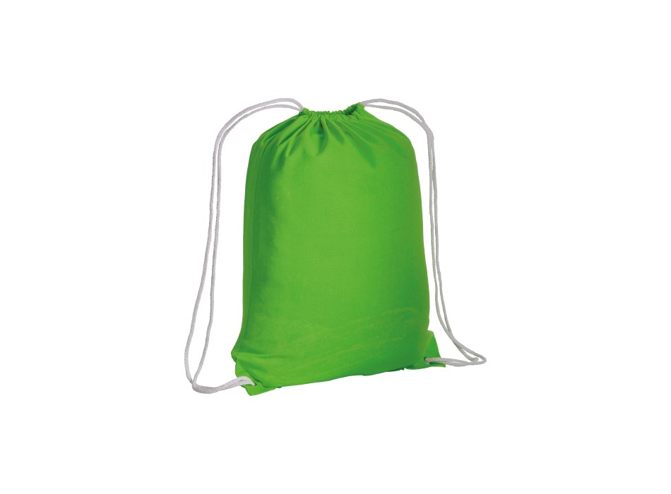 Zainetto in cotone 135 g/m2 con chiusura a strozzo FullGadgets.com