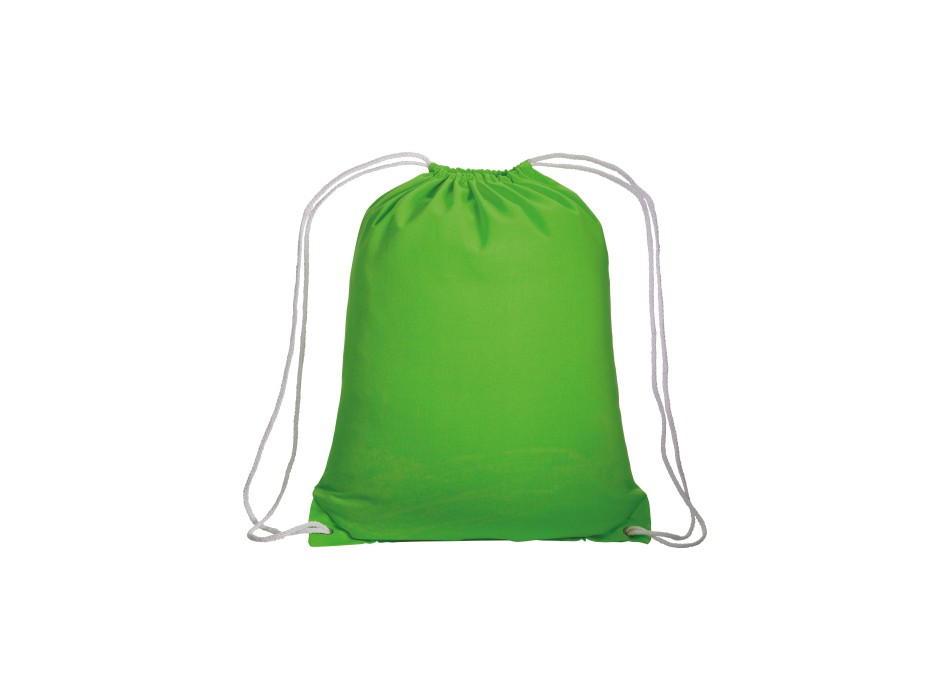 Zainetto in cotone 135 g/m2 con chiusura a strozzo FullGadgets.com