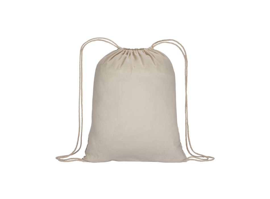 Zainetto in cotone 135 g/m2 con chiusura a strozzo,  base in sughero FullGadgets.com