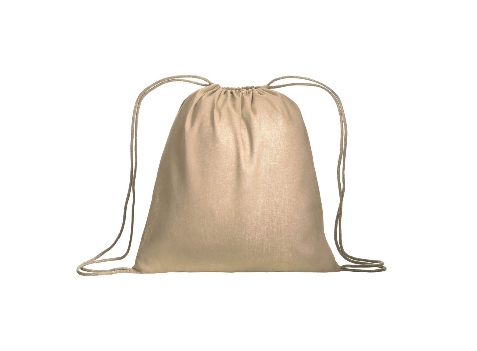 Zainetto in cotone 95gm2 con chiusura a strozzoZainetto in cotone con angoli rinforzati FullGadgets.com