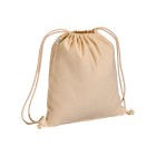 Zainetto in cotone biologico 220 g/m2, con chiusura a strozzo FullGadgets.com